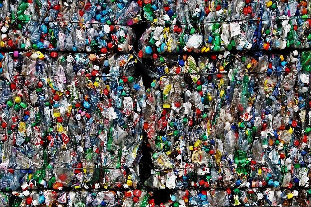 Rác thải nhựa tái chế tại Heredia, Costa Rica. (Ảnh minh họa: TTXVN) 2